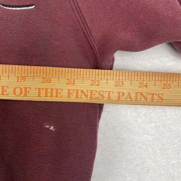 Jordan Hoodie Adult Medium Cherry Red Sweatshirt Logo Pockets Pullover Casual - Picture 8 of 11